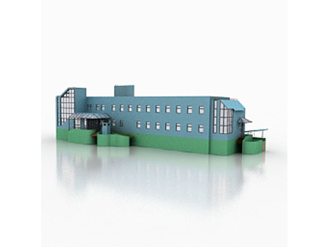 Free Building N6 3D model_3 For Architecture 3Ds Max Model Download